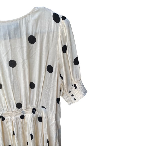 Anthropologie Maeve Breanna Polka Dot Wrap Dress I Size: 10 - Picture 6 of 12